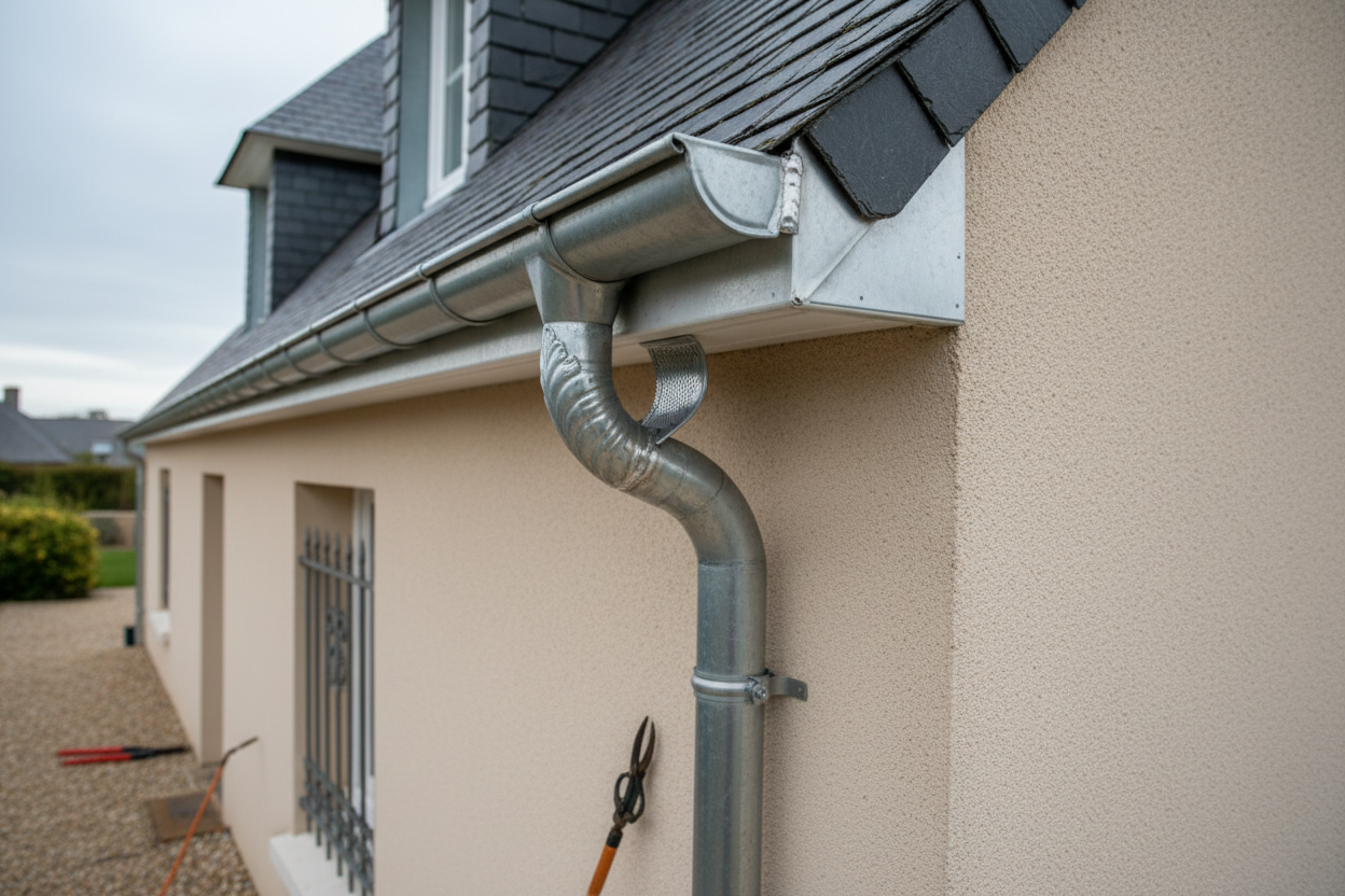 Zinguerie et Pose de gouttières à Caen : Protégez votre toiture
